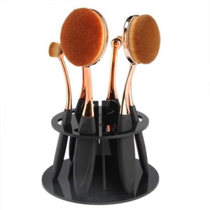 10 Popular Hole Oval Makeup Brush Holder Drying Rack Organizer Cosmetic Shelf Tool Best