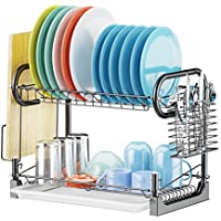 Veckle 2 Tier Dish Drying Rack only $18.99