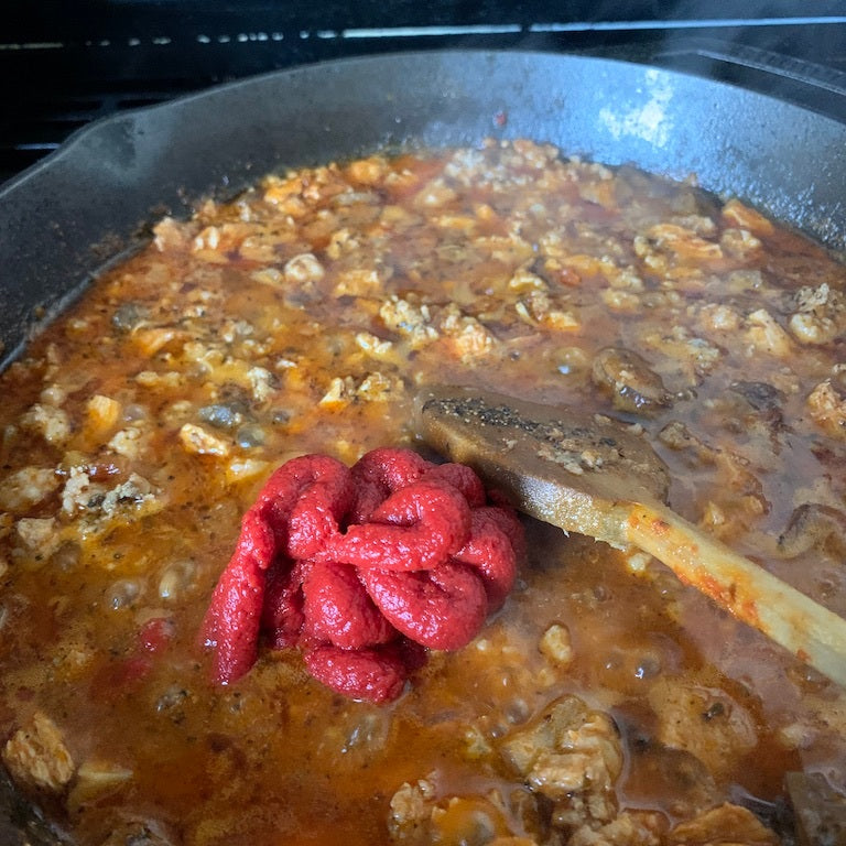 Keto sausage and mushroom lasagne