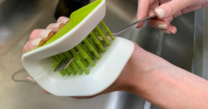 This Knife & Cutlery Cleaning Brush is Genius (Get It for Under $7 on Amazon)
