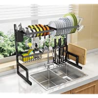 Lonove 2 Tier Stainless Steel Dish Drying Rack With Drainboard only $41.99