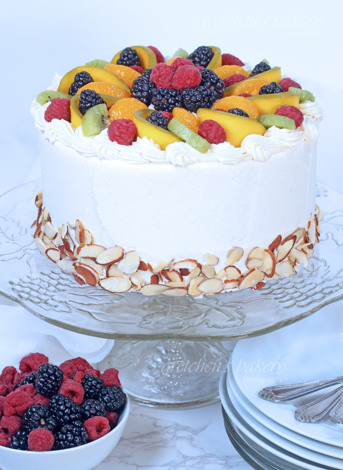 Foolproof Vanilla Custard Cake~ California Fruit Cake