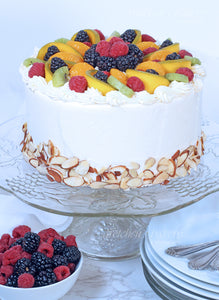 Foolproof Vanilla Custard Cake~ California Fruit Cake