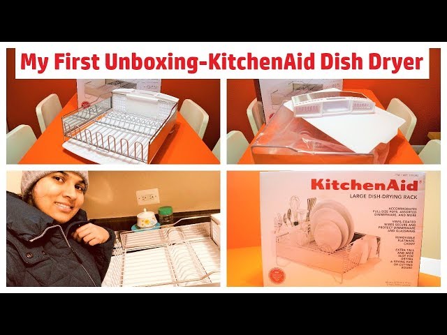 Hello Friends this is an UnBoxing and reviews video for KitchenAid Brand Dish Drying Rack.Its a good dish-drainer so watch this video if you are looking for one.
