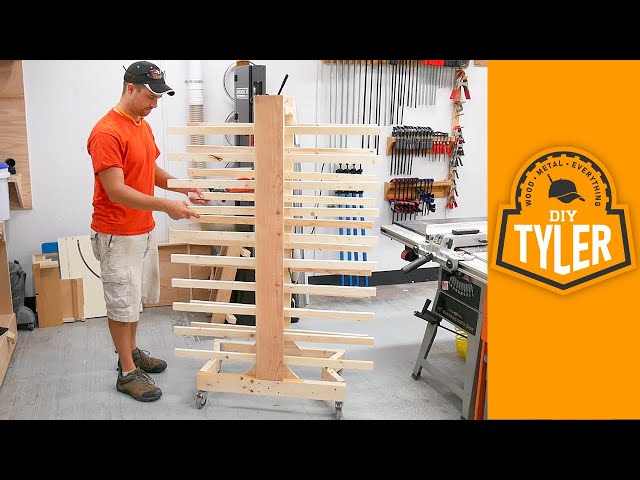 I have a TON of drawer faces and doors to paint in the next few weeks and I needed a proper way of storing them while they dry