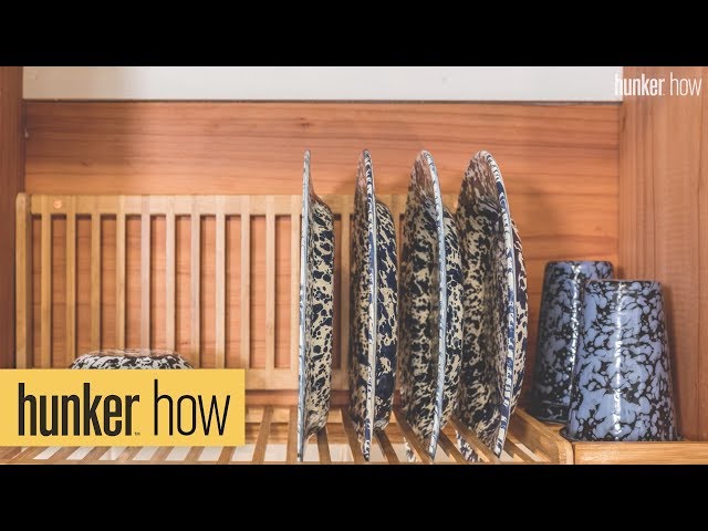 With this in your kitchen, setting the washed dishes to dry is now the same thing as putting them away