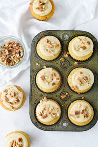 Spice Cupcakes with Maple Frosting are the perfect way to welcome fall.  The flavor combo of cinnamon and maple will quickly become a favorite.