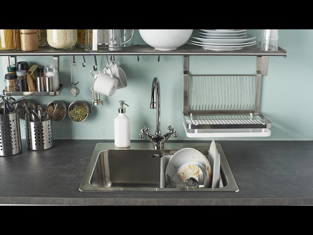 Racks, hooks, shelves, drainers and other accessories can help your sink to stay neater, cleaner and more hygienic