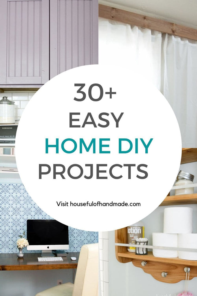 These easy home DIY projects can all be made in under 3 hours.  