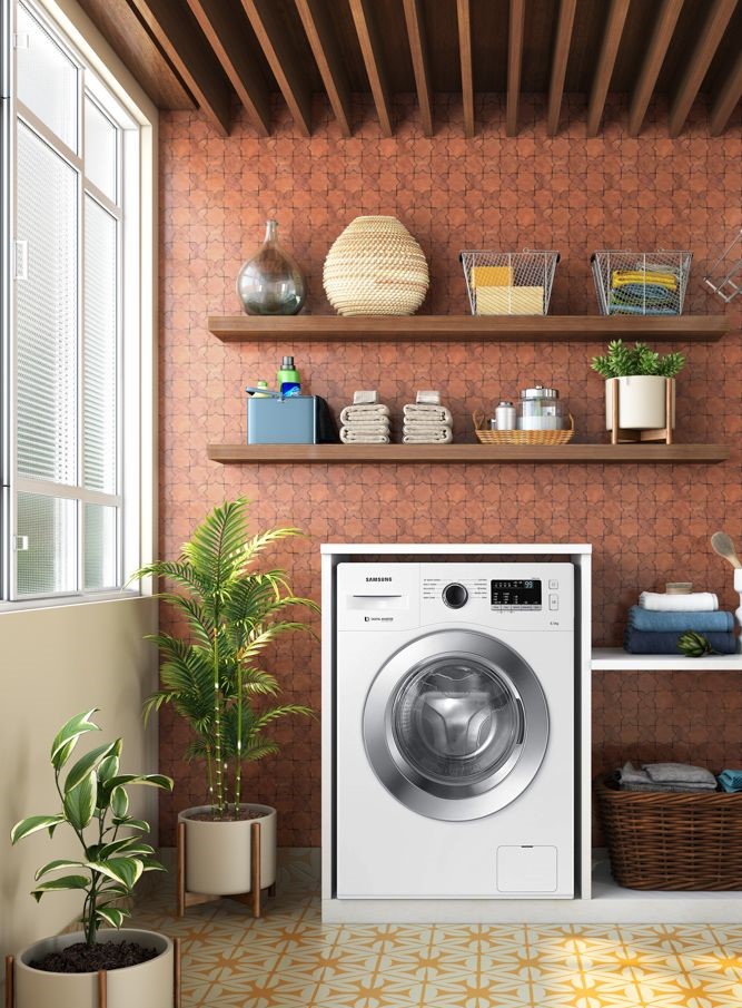 24 Balcony Laundry Room Design Ideas