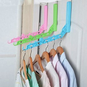 Foldable Over-The-Door Drying Hanging Rack