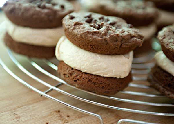 Chocolate Peanut Butter Whoopie Pie