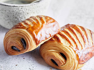 Step by step guide to making pain au chocolat