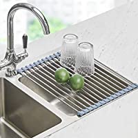 Seropy 17.8"x 11.8" Roll Up Dish Drying Rack only $8.90