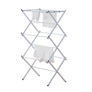 Compact Folding Laundry Drying Rack - Snow White - Style 5529