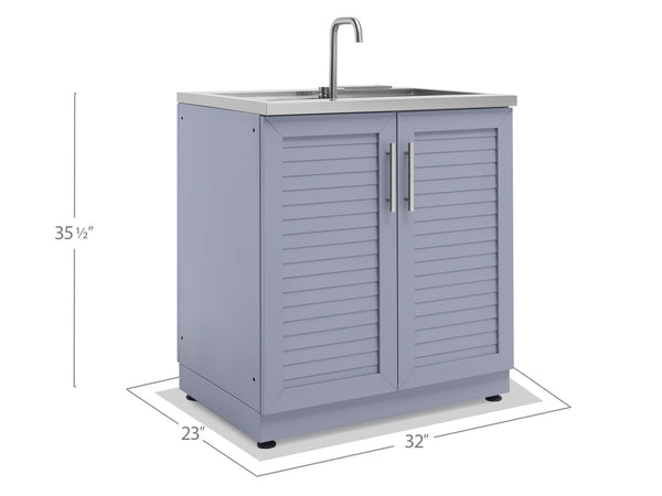 Outdoor Kitchen Aluminum Sink Cabinet