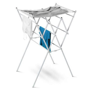 Expandable Drying Rack with Mesh Top, White Finish