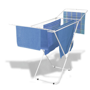Durable Welded Steel Laundry Air-Drying Rack - Won't Chip or Rust