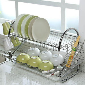 Dish Cup Drying Rack Kitchen Tool Drainer