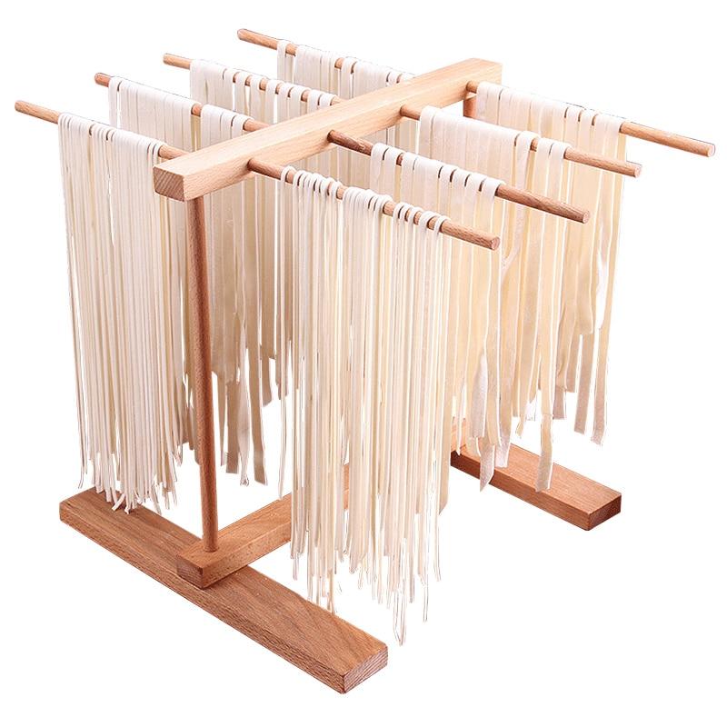 New 8 Row Wooden Pasta Drying Rack