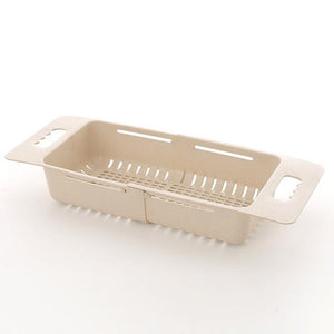 Adjustable Sink Dish Drying Rack Kitchen Organizer Plastic Sink Drain Basket Vegetable holder