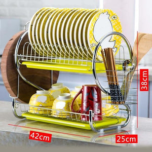 Dish Drainer Stainless Steel Drying Rack