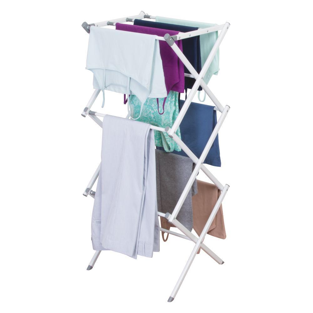 InterDesign Brezio 3 Tier Expandable Laundry Drying Rack