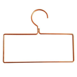 5pc Laundry Storage Organization Drying Racks Wrought Iron Square Cool Hanger Rose Gold Home Storage Organization